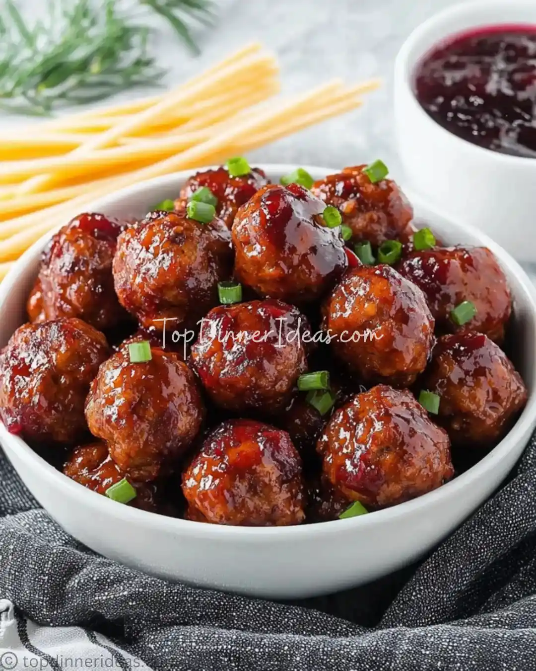 Cranberry Meatballs_topdinnerideas (5) Cranberry Meatballs