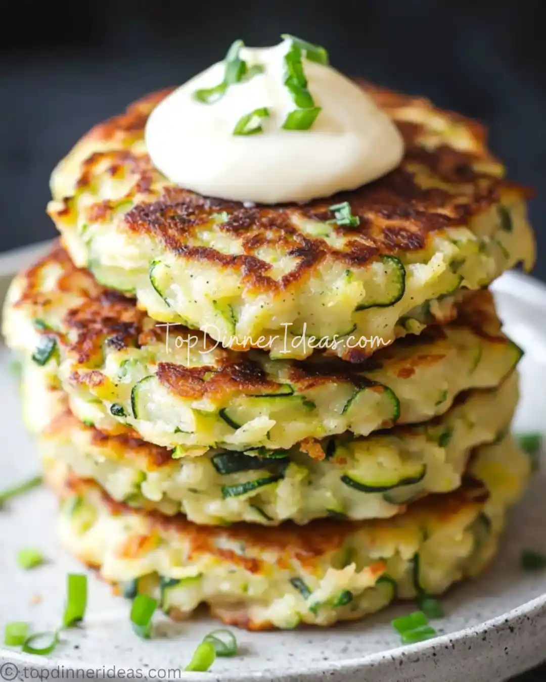 Zucchini Patties_topdinnerideas (3) Zucchini Patties