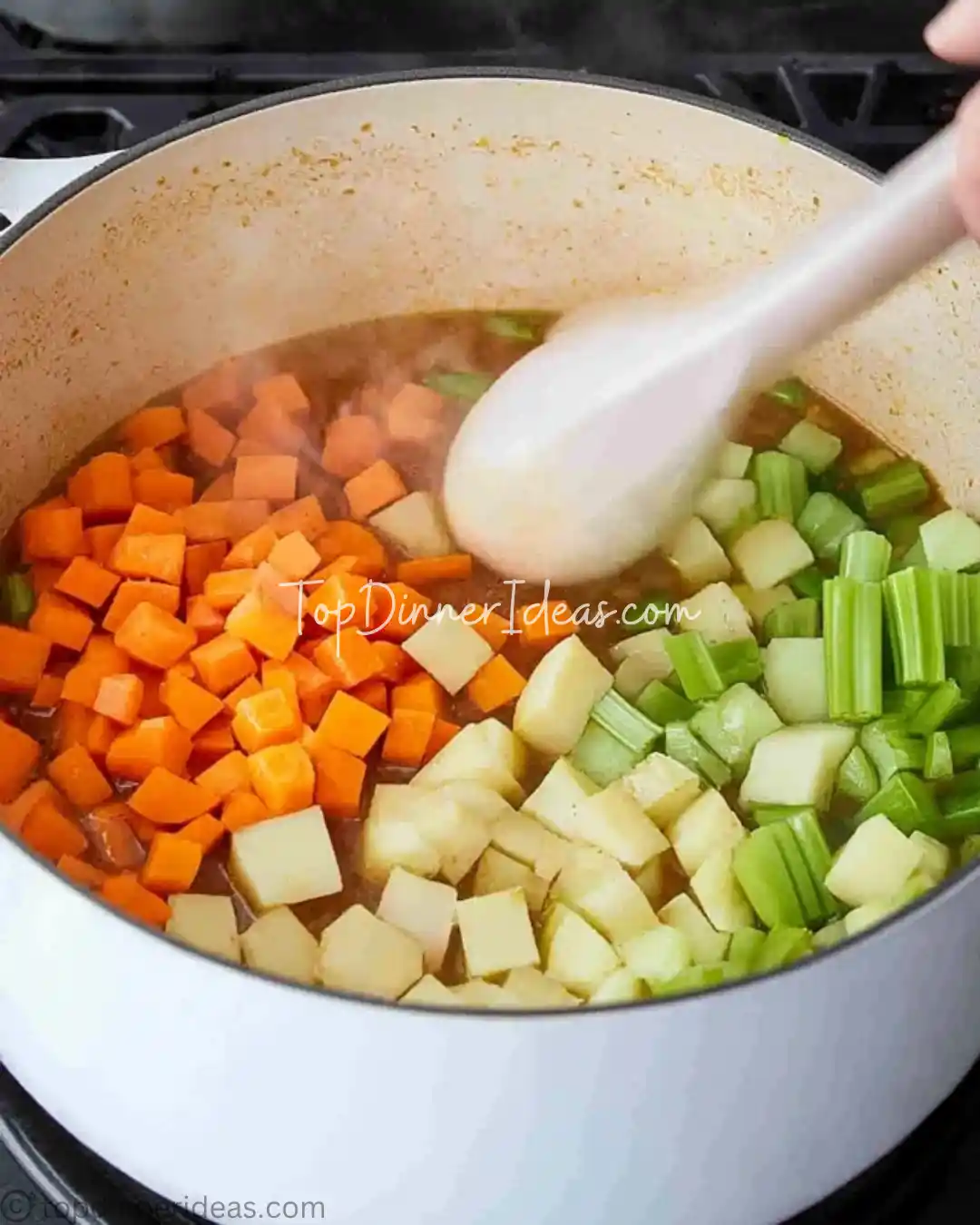 Hamburger Soup_topdinnerideas (11) Hamburger Soup