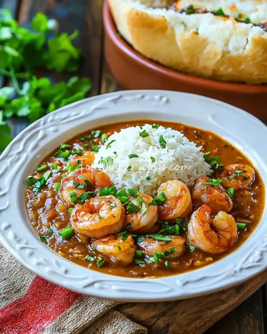 Shrimp Étouffée_topdinnerideas (4) Shrimp Étouffée